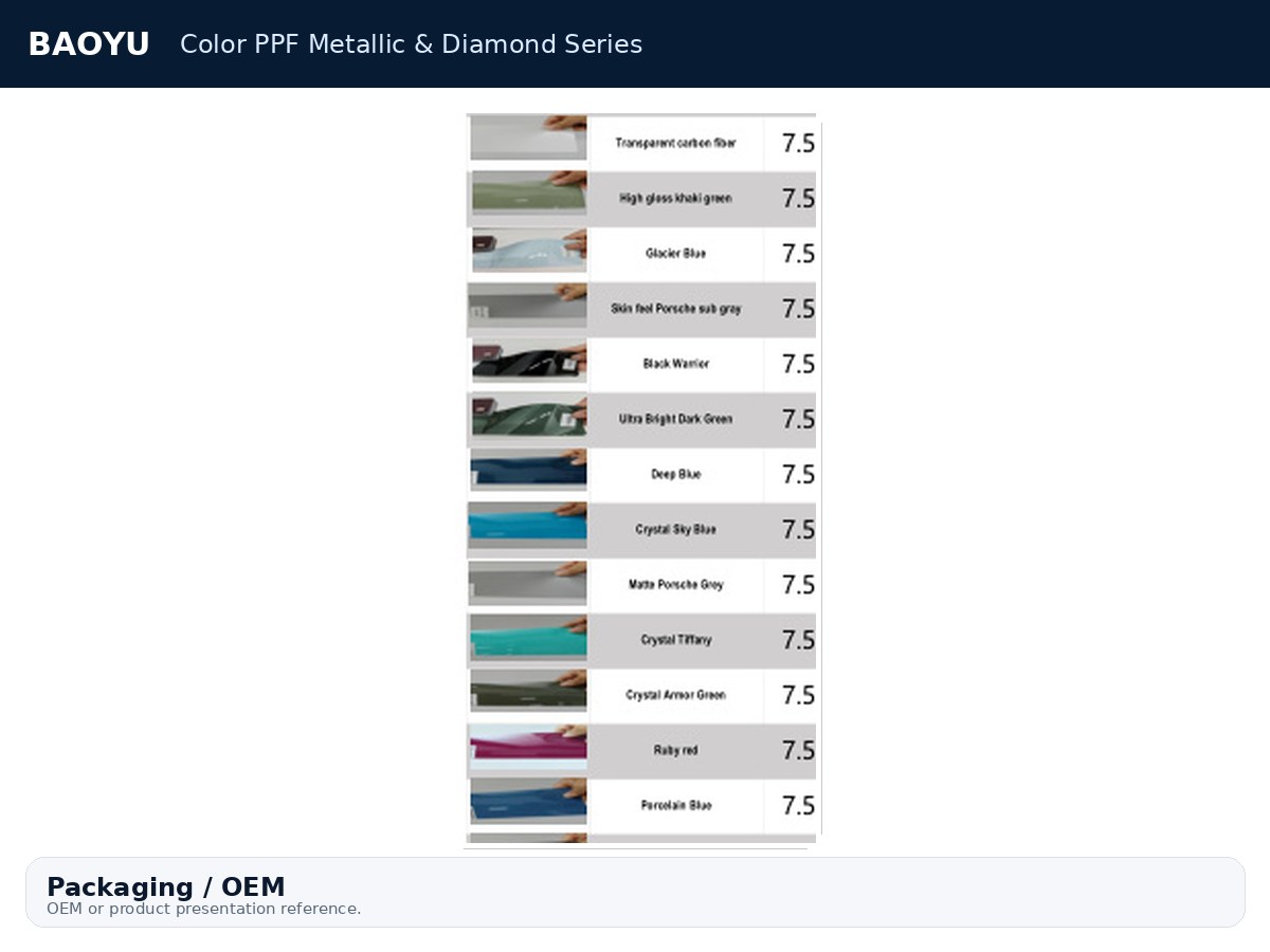 Color PPF Metallic & Diamond Series product display 8