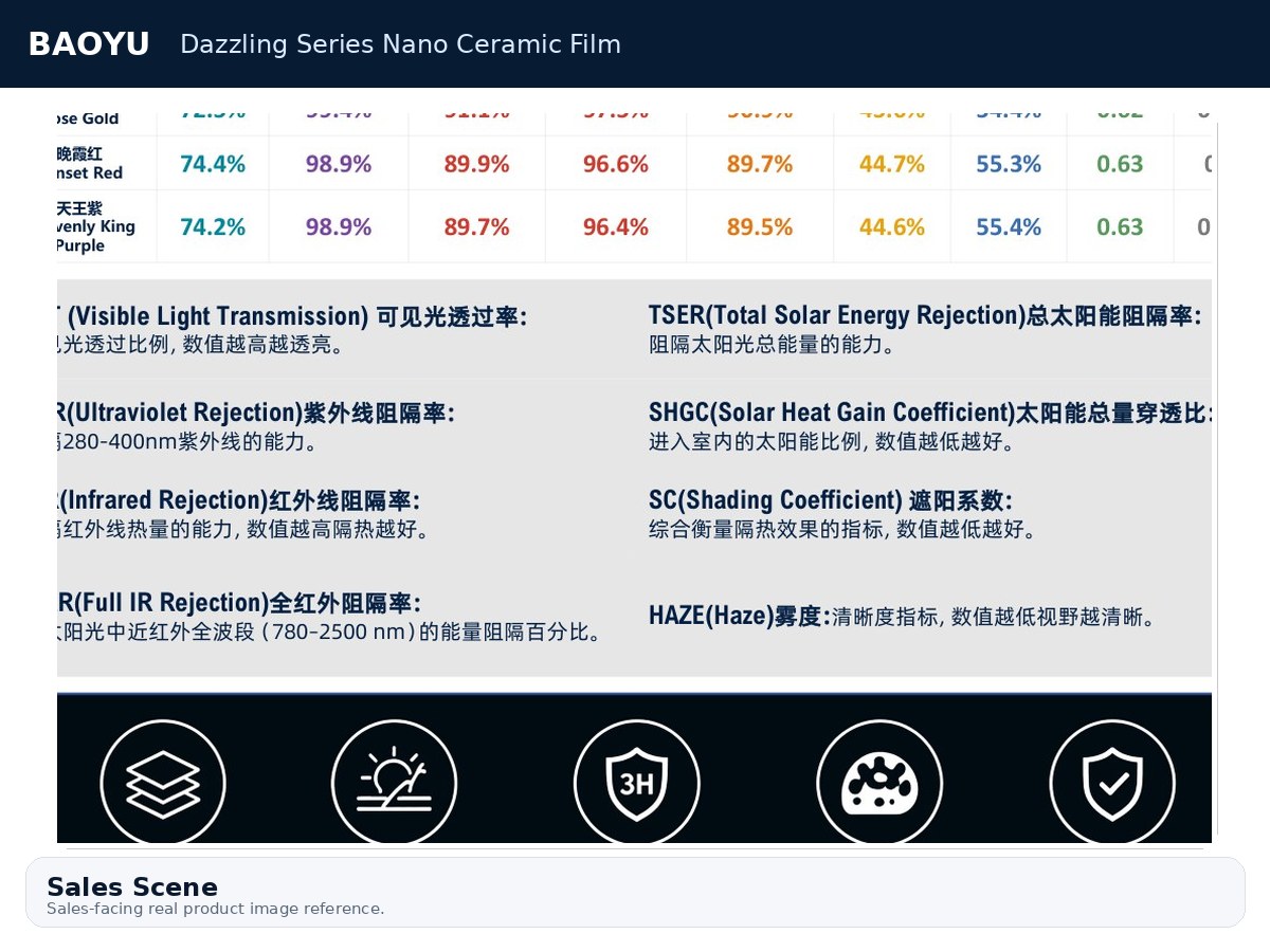 Dazzling Series Nano Ceramic Film product display 10