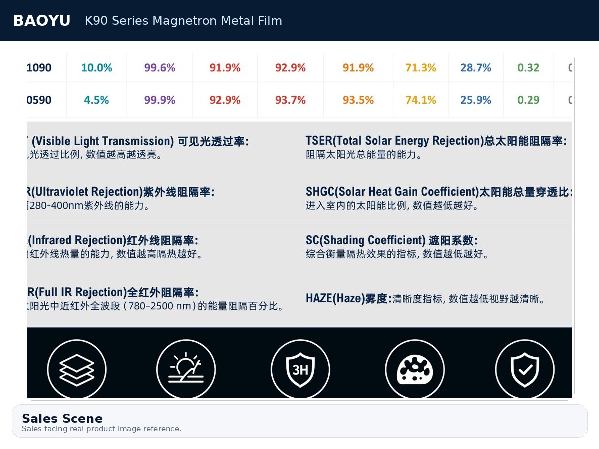 K90 Series Magnetron Metal Film product display 10
