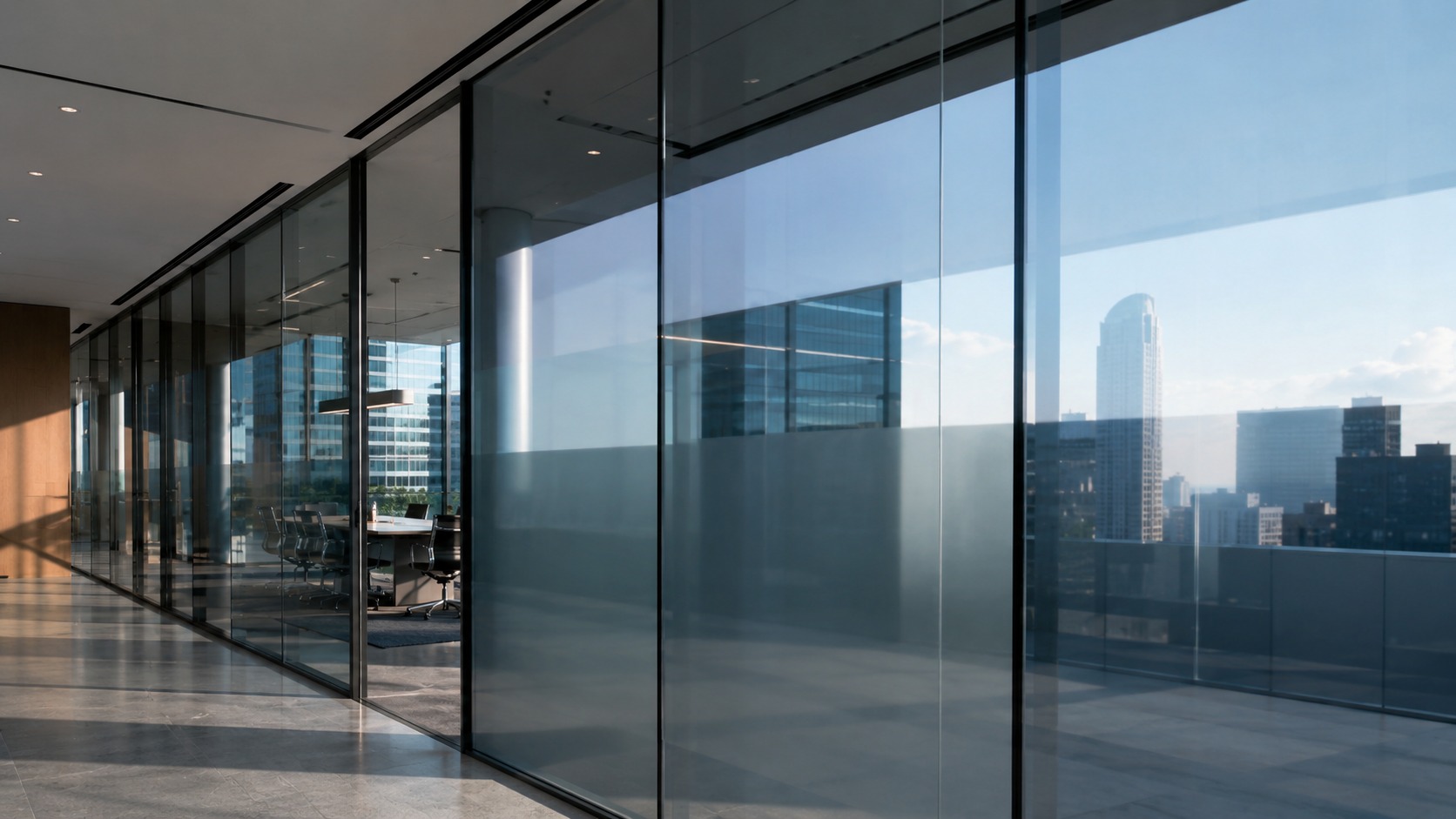 Building glass privacy project