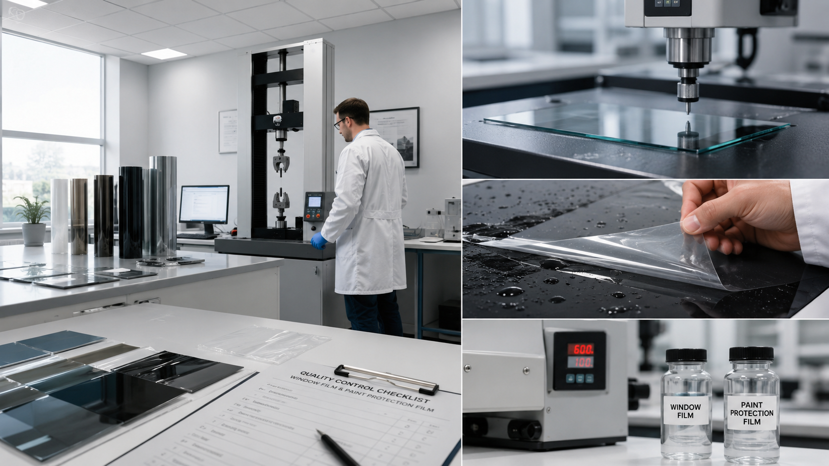 BAOYU film quality control workflow for automotive window film and TPU PPF
